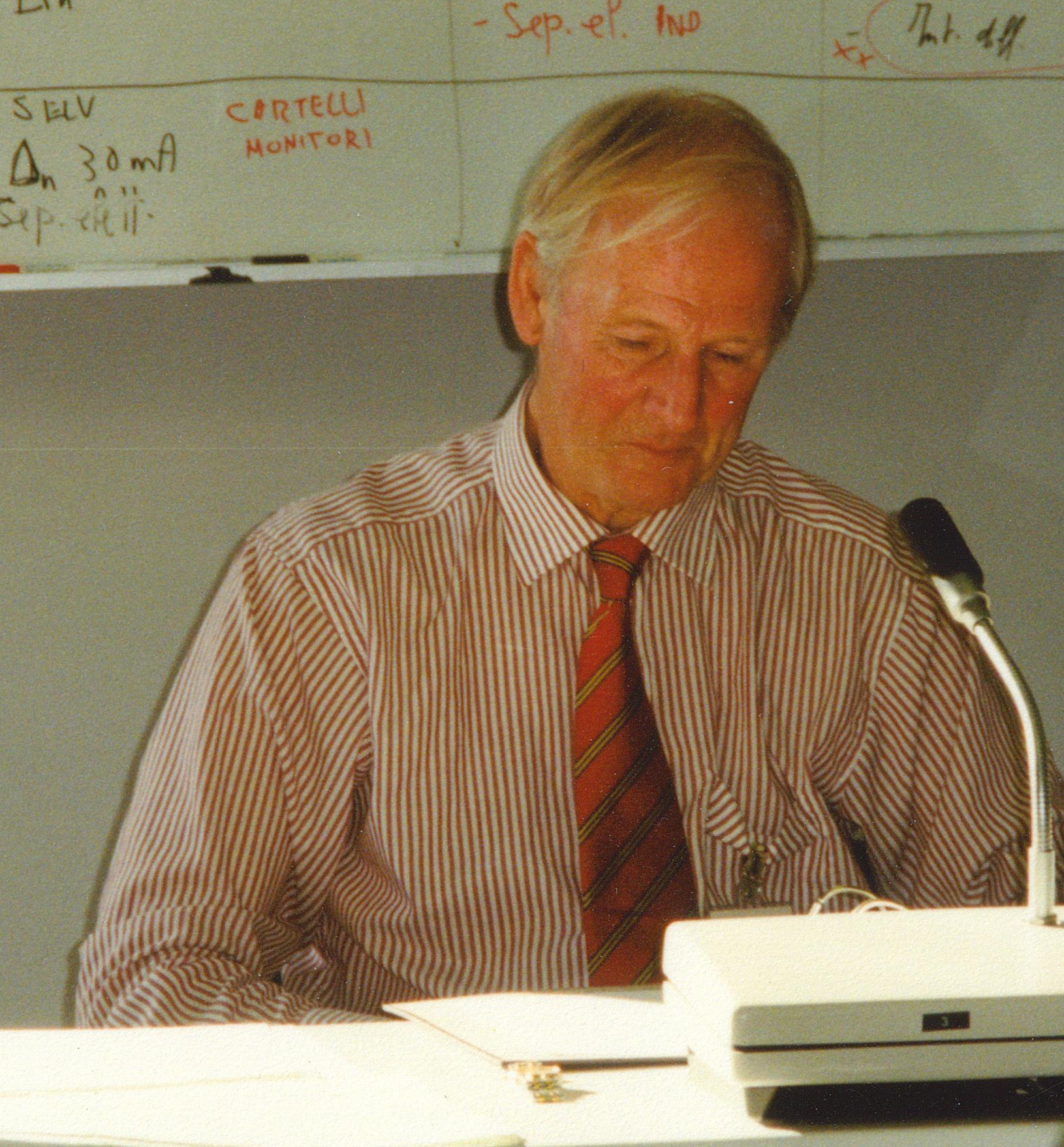 Peter Griffiths as Secretary of IEC TC80